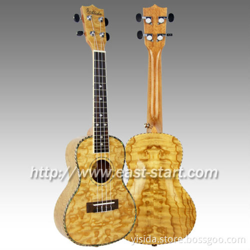 Handmade Ash Burl Concert Ukulele